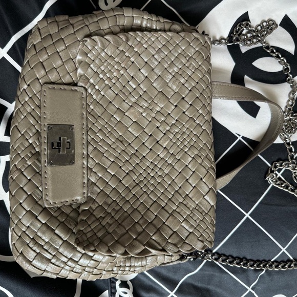 FLORA HAND  Weaved bag FROM ITALY - Picture 8 of 10